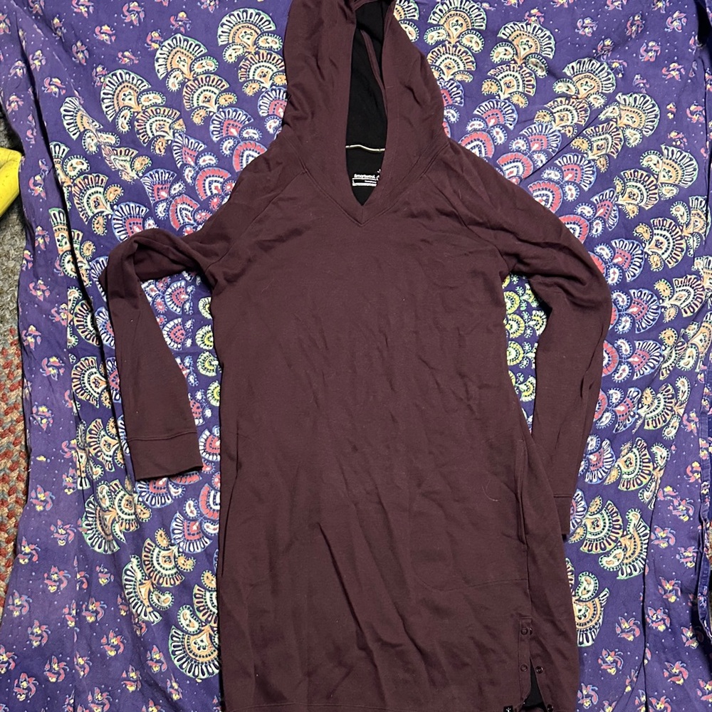 Smartwool Maroon Hooded Dress
